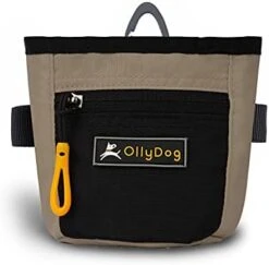 OllyDog Goodie Treat Bag, Dog Treat Pouch, Waist Belt Clip For Hands-Free Training, Magnetic Closure, Dog Training And Behavior Aids, Three Ways To Wear (Cactus) -Dog Supply Store 41dnyeAoKzS. AC