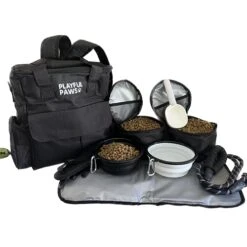 Dog Travel Bag Backpack- Pet Traveling Essentials Included- Dog Travel Accessories- Airline Approved Dog Bag