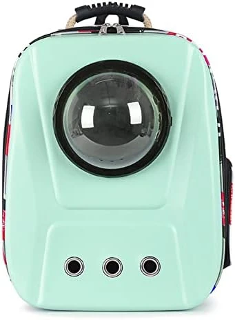 LEFEDA Space Capsule Astronaut Pet Cat Backpack Bubble Window For Kitty Puppy Chihuahua Small Dog Carrier Crate Outdoor Travel Bag Cave Pet Backpack Carrier (Color : Green) 8 LEFEDA Space Capsule Astronaut Pet Cat Backpack Bubble Window For Kitty Puppy Chihuahua Small Dog Carrier Crate Outdoor Travel Bag Cave Pet Backpack Carrier (Color : Green) - Image 6