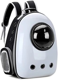 LEFEDA Pet Backpack Cat Carrier Bag Outdoor Pet Shoulder Backpack Breathable Portable Travel Transparent Bag For Small Dogs Cats Pet Backpack Carrier (Color : A) -Dog Supply Store 41fJ2bDCBcL. AC 1