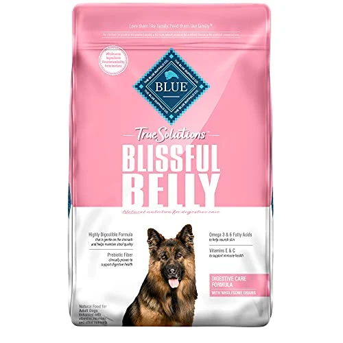 Blue Buffalo True Solutions Blissful Belly Natural Digestive Care Adult Dry Dog Food, Chicken, 11-lb 3 Blue Buffalo True Solutions Blissful Belly Natural Digestive Care Adult Dry Dog Food, Chicken, 11-lb