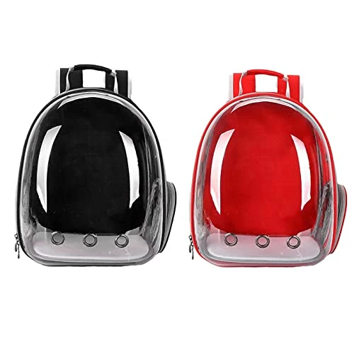 LEFEDA Portable Carrier Transparent Space Ventilate Capsule Bubble Backpack Portable Pet Travel Backpack For Cats Small Dogs Pet Backpack Carrier (Color : Black) 5 LEFEDA Portable Carrier Transparent Space Ventilate Capsule Bubble Backpack Portable Pet Travel Backpack For Cats Small Dogs Pet Backpack Carrier (Color : Black) - Image 3