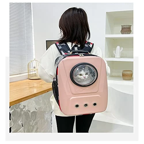 LEFEDA Space Capsule Astronaut Pet Cat Backpack Bubble Window For Kitty Puppy Chihuahua Small Dog Carrier Crate Outdoor Travel Bag Cave Pet Backpack Carrier (Color : Green) 4 LEFEDA Space Capsule Astronaut Pet Cat Backpack Bubble Window For Kitty Puppy Chihuahua Small Dog Carrier Crate Outdoor Travel Bag Cave Pet Backpack Carrier (Color : Green) - Image 2