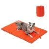 BDEUS 51x35In Large Size Outdoor Dog Bed, Waterproof & Portable Camping Travel Pet Mat, Easy To Clean, Washable Odor Resistant Pet Cooling Pad (Orange) -Dog Supply Store 41hOABLjPqL