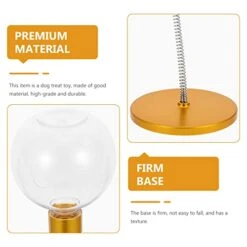 Automatic Slow Iq Small Plaything Feeder Dispenser Puzzle Dispensing Food Puppy Treats Fun Ball Outdoor Dog Relief Emotion Educational Leaky Biting Interactive Chewing Pet -Dog Supply Store 41hU8AdHldL