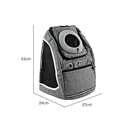 JOZZY Pet Travel Bag Cat Carrier Bag Backpack Small Dog Carriers Travel Transport Bags Outdoor Portable Oxford Mesh Pets Puppy Kitten Backpack Bag (Color : Black) 8 JOZZY Pet Travel Bag Cat Carrier Bag Backpack Small Dog Carriers Travel Transport Bags Outdoor Portable Oxford Mesh Pets Puppy Kitten Backpack Bag (Color : Black) - Image 6