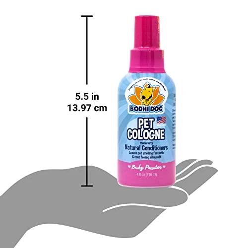 Bodhi Dog Natural Pet Cologne | Premium Scented Perfume Body Spray For Dogs And Cats | Clean And Fresh Scent | Natural Conditioning Qualities | Made In USA (Baby Powder, 4 Fl Oz) 7 Bodhi Dog Natural Pet Cologne | Premium Scented Perfume Body Spray For Dogs And Cats | Clean And Fresh Scent | Natural Conditioning Qualities | Made In USA (Baby Powder, 4 Fl Oz) - Image 5