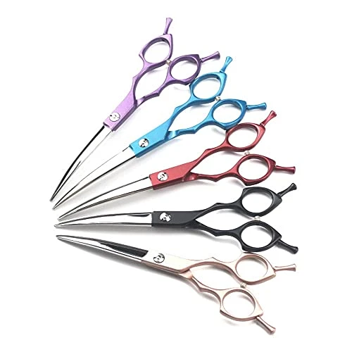 Office Scissors,Craft Scissors,High-end Pet Grooming Scissors Color Grooming Scissors Small Mouth Finishing Scissors Up And Down Double Use Scissors 5 Office Scissors,Craft Scissors,High-end Pet Grooming Scissors Color Grooming Scissors Small Mouth Finishing Scissors Up And Down Double Use Scissors - Image 3