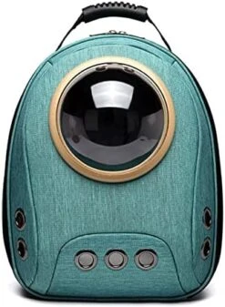 LEFEDA Cat Carrier Bag Space Pet Backpack Breathable Portable Cat Bag Outdoor Travel Backpack For Cat Dog Double Shoulder Pet Backpack Carrier (Color : Blue, Size : 32x42x20cm) -Dog Supply Store 41inUY5J39L. AC 1