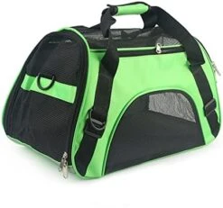 LEFEDA Soft-Sided Carriers Portable Pet Bag Pink Dog Carrier Bags Blue Cat Carrier Outgoing Travel Breathable Pets Handbag Pet Backpack Carrier (Color : Black, Size : S 43X22X26cm) -Dog Supply Store 41iwrFaEFEL. AC