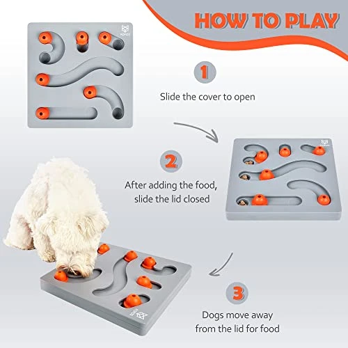 HUIESEN Dog Puzzle Toys,Dogs Food Puzzle Feeder Toys For IQ Training & Mental Enrichment,Dog Treat Puzzle Interactive Dog Toys, Mental Enrichment 3 HUIESEN Dog Puzzle Toys,Dogs Food Puzzle Feeder Toys For IQ Training & Mental Enrichment,Dog Treat Puzzle Interactive Dog Toys, Mental Enrichment