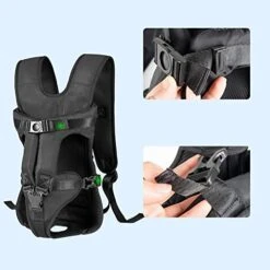 LEFEDA Pet Dog Carrier Bag Carrier For Dogs Backpack Out Double Shoulder Portable Travel Backpack Outdoor Dog Carrier Bag Travel Set Pet Backpack Carrier (Size : S) -Dog Supply Store 41j5gP66clL