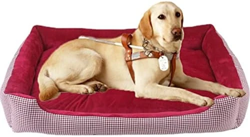 Dog Beds For Large Dogs Winter Warm Kennel Plush Beds S- L Plaid Mat Cat Sleeping Bed For Dog (Small,Grey) 16 Dog Beds For Large Dogs Winter Warm Kennel Plush Beds S- L Plaid Mat Cat Sleeping Bed For Dog (Small,Grey) - Image 14