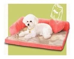 YangYan Large Dog Bed Sofa Dog Cat Pet Cushion For Big Dogs Washable Nest Cat Litter Teddy Puppy Mat Kennel Pet House S M L XL (Color : Pink, Size : 70x55x15cm)