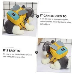 Mipcase 1pc Pack Backpack Pet Backpack Leash Backpack Small Dog Carrier Sling Travel Vest Pet Walking Strap Backpack Service Dog Leash Bag Pet Backpack Harness Cats Dogs Backpack Pet Bag 11 Mipcase 1pc Pack Backpack Pet Backpack Leash Backpack Small Dog Carrier Sling Travel Vest Pet Walking Strap Backpack Service Dog Leash Bag Pet Backpack Harness Cats Dogs Backpack Pet Bag -Dog Supply Store 41jvJ7ysTaL