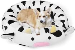 24 Inch Cow Pet Bed, Dog Bed Plush Cat Mat Fulffy Comfy Padded Sleeping Dog Cot For Medium Small Dogs Puppy Kitty 15 24 Inch Cow Pet Bed, Dog Bed Plush Cat Mat Fulffy Comfy Padded Sleeping Dog Cot For Medium Small Dogs Puppy Kitty -Dog Supply Store 41k1xIvHUL. AC