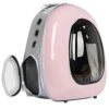 LEFEDA Window Breathable Travel Bag Astronaut Space Capsule Pet Carrier Backpack For Cat Dog Pet Backpack Carrier (Color : Pink, Size : M)