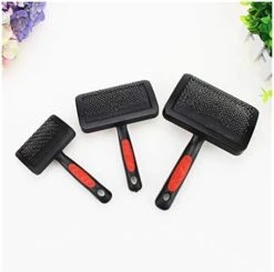 YangYan 1pc Pet Grooming Needle Comb Shedding Hair Remove Brush Slicker Massage Tool Dog Cat Supplies Protective Pet Accessories DogComb (Color : Black, Size : S) -Dog Supply Store 41kMzUREzcL. AC