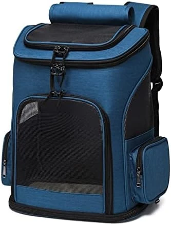 LEFEDA Fodable Pet Carrier Bag Breatheable Mesh Dog Backpack For Cats Dogs Puppy Durable Oxford Cloth Outdoor Travel Bag Pet Products Pet Backpack Carrier (Color : Gray) 10 LEFEDA Fodable Pet Carrier Bag Breatheable Mesh Dog Backpack For Cats Dogs Puppy Durable Oxford Cloth Outdoor Travel Bag Pet Products Pet Backpack Carrier (Color : Gray) - Image 8