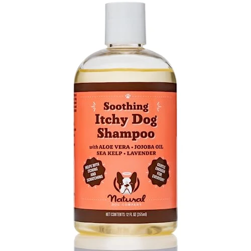 Natural Dog Company Itchy Dog Shampoo, 12 Oz., Dog Dry Skin Treatment, Dog Itch Relief, Hypoallergenic, Plant Based Ingredients, Deodorizing Dog Shampoo, Relief From Skin Allergy Symptoms 3 Natural Dog Company Itchy Dog Shampoo, 12 Oz., Dog Dry Skin Treatment, Dog Itch Relief, Hypoallergenic, Plant Based Ingredients, Deodorizing Dog Shampoo, Relief From Skin Allergy Symptoms