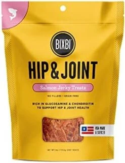 BIXBI Hip & Joint Support Beef Liver Jerky Dog Treats, 12 Oz - USA Made Grain Free Dog Treats - Glucosamine, Chondroitin For Dogs - High In Protein, Antioxidant Rich, Whole Food Nutrition, No Fillers -Dog Supply Store 41l1nD3pTsL. AC