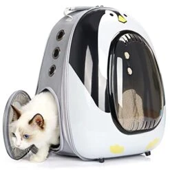 LEFEDA Window Breathable Travel Bag Astronaut Space Capsule Pet Carrier Backpack For Cat Dog Pet Backpack Carrier (Color : Pink, Size : M) -Dog Supply Store 41lcy2z1BXL