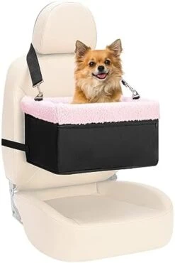 NOVOLAB Dog Car Seat For Small Dogs, Dog Booster Seat With Metal Frame Construction Double-Layer Oxford Puppy Car Seat With Safety Leash, Perfect For Small Pets Dogs Cats -Dog Supply Store 41lwG2QZymL. AC