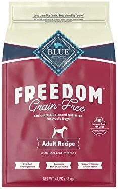 Blue Buffalo Freedom Grain Free Natural Adult Dry Dog Food, Beef 4-lb 10 Blue Buffalo Freedom Grain Free Natural Adult Dry Dog Food, Beef 4-lb - Image 8