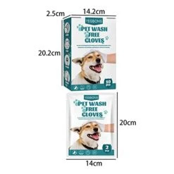 GENERIC Pet Gloves For Cats And Dogs Bathing And Grooming Easy To Use Just Gently Dry Ideal Pet Wipes3ml Pet Supplies For Cats Clearance (B, One Size)