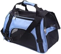 LEFEDA Pet Carrier Cat Portable Breathable Foldable Bag Cat Dog Carrying For Small Dog Outgoing Travel Pets Handbag With Shoulder Strap Pet Backpack Carrier (Color : Purple, Size : 44x26x21 (pet 2.5 -Dog Supply Store 41nFDZq05L. AC