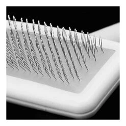YangYan Pet Dog Cat Puppy Hair Shedding Grooming Trimmer Fur Comb Brush Slicker Tool (Color : White, Size : 55 X 100mm Approx) -Dog Supply Store 41ntaig8E3L
