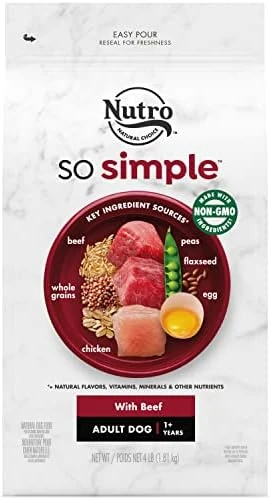 NUTRO SO Simple With Beef Adult Dog Food, 4 Lb. 6 NUTRO SO Simple With Beef Adult Dog Food, 4 Lb. - Image 4