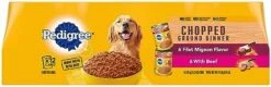 PEDIGREE CHOPPED GROUND DINNER Adult Canned Soft Wet Dog Food Beef, Bacon & Cheese Flavor, 22 Oz. Cans (Pack Of 12) 27 PEDIGREE CHOPPED GROUND DINNER Adult Canned Soft Wet Dog Food Beef, Bacon & Cheese Flavor, 22 Oz. Cans (Pack Of 12) -Dog Supply Store 41oB gkTYpL. AC