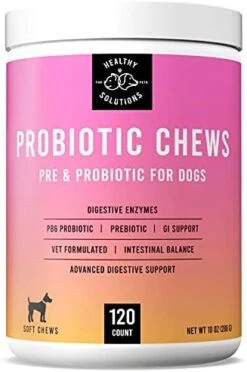Probiotics For Dogs - Dog Probiotic And Digestive Enzymes - 120 Soft Chews For Digestion Support - Vet Strength Pet Supplement - Made In USA 13 Probiotics For Dogs - Dog Probiotic And Digestive Enzymes - 120 Soft Chews For Digestion Support - Vet Strength Pet Supplement - Made In USA -Dog Supply Store 41oHSel4B9L. AC
