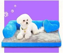 YangYan Large Dog Bed Sofa Dog Cat Pet Cushion For Big Dogs Washable Nest Cat Litter Teddy Puppy Mat Kennel Pet House S M L XL (Color : Pink, Size : 70x55x15cm) -Dog Supply Store 41oqll0OL9L. AC 1