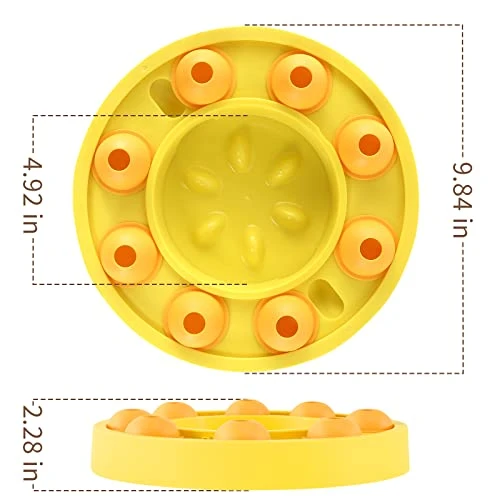 Pets Slow Feeder Bowls Dog Puzzle Toys Non Slip Smart Food Dispenser IQ Interactive Training Toy For Large/Small/Medium Cat Dog Puppies Breed 8 Pets Slow Feeder Bowls Dog Puzzle Toys Non Slip Smart Food Dispenser IQ Interactive Training Toy For Large/Small/Medium Cat Dog Puppies Breed - Image 6