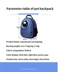 AYENCI Pet Backpack, Cat Carrier Bag Space Pet Backpack Breathable Portable Cat Bag Outdoor Travel Backpack For Cat Dog Double Shoulder (Color : Green, Size : 32x42x20cm) 13 AYENCI Pet Backpack, Cat Carrier Bag Space Pet Backpack Breathable Portable Cat Bag Outdoor Travel Backpack For Cat Dog Double Shoulder (Color : Green, Size : 32x42x20cm) -Dog Supply Store 41pfpPJ8xrL