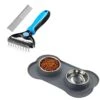 Dog Bowls Small Size Dogs And Dog Undercoat Rake 1 Dog Bowls Small Size Dogs And Dog Undercoat Rake -Dog Supply Store 41prSjKd2yL