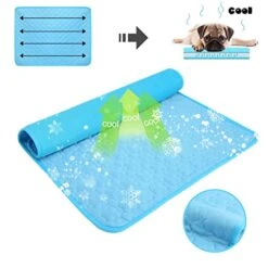 GENERIC Pet Cooling Mat Sleeping Pad Portable Foldable Easy To Carry Breathable Summer Pet Cushion For Kennel, Sofa, Bed, Floor, Car Seats For Home Or Outdoor Car Pad For Dogs Puppy Cats Kids Adults -Dog Supply Store 41q2QpH0sQL