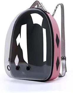 LEFEDA Pet Cat Bag Carrier For Dog Backpack Bubble Capsule Portable Transparent Breathable Opening Design Handbag Pet Backpack Carrier (Color : Pink Bag) 22 LEFEDA Pet Cat Bag Carrier For Dog Backpack Bubble Capsule Portable Transparent Breathable Opening Design Handbag Pet Backpack Carrier (Color : Pink Bag) -Dog Supply Store 41qKiGqBenL. AC