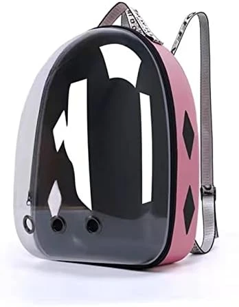 LEFEDA Pet Cat Bag Carrier For Dog Backpack Bubble Capsule Portable Transparent Breathable Opening Design Handbag Pet Backpack Carrier (Color : Pink Bag) 12 LEFEDA Pet Cat Bag Carrier For Dog Backpack Bubble Capsule Portable Transparent Breathable Opening Design Handbag Pet Backpack Carrier (Color : Pink Bag) - Image 10