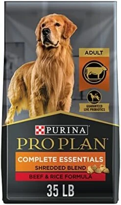 Purina Pro Plan High Protein Dog Food With Probiotics For Dogs, Shredded Blend Salmon & Rice Formula - 33 Lb. Bag 31 Purina Pro Plan High Protein Dog Food With Probiotics For Dogs, Shredded Blend Salmon & Rice Formula - 33 Lb. Bag -Dog Supply Store 41qYT7AMoaS. AC