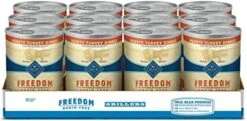 Blue Buffalo Freedom Grain Free Natural Adult Wet Dog Food, Beef 12.5oz Cans (Pack Of 12) 22 Blue Buffalo Freedom Grain Free Natural Adult Wet Dog Food, Beef 12.5oz Cans (Pack Of 12) -Dog Supply Store 41qc6ltYc8L. AC
