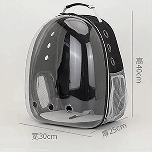 LEFEDA Pet Supplies Cat Bag Space Capsule Backpack Go Out Portable Pet Bag Cat Transparent Backpack Dog Wear Cat Shoulders Pet Backpack Carrier (Color : Gray) 4 LEFEDA Pet Supplies Cat Bag Space Capsule Backpack Go Out Portable Pet Bag Cat Transparent Backpack Dog Wear Cat Shoulders Pet Backpack Carrier (Color : Gray) - Image 2