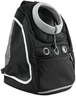 JOZZY Pet Travel Bag Cat Carrier Bag Backpack Small Dog Carriers Travel Transport Bags Outdoor Portable Oxford Mesh Pets Puppy Kitten Backpack Bag (Color : Black) 17 JOZZY Pet Travel Bag Cat Carrier Bag Backpack Small Dog Carriers Travel Transport Bags Outdoor Portable Oxford Mesh Pets Puppy Kitten Backpack Bag (Color : Black) -Dog Supply Store 41qwpGYy9DL. AC