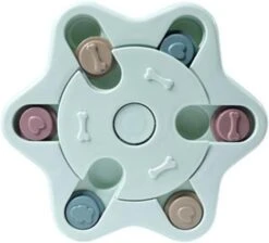 Vakitar Dog Treat Puzzle Interacive Cute Shape Slow Eating Dogs Food Puzzle Feeder Toys For Pet Dog(Claw Blue) -Dog Supply Store 41rDT 4mEXL. AC