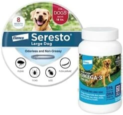 Seresto Large Dog Vet-Recommended Flea & Tick Treatment & Prevention Collar For Dogs Over 18 Lbs. | 8 Months Protection 23 Seresto Large Dog Vet-Recommended Flea & Tick Treatment & Prevention Collar For Dogs Over 18 Lbs. | 8 Months Protection -Dog Supply Store 41sB3DlNG7L. AC