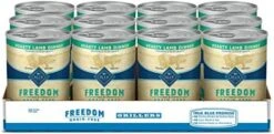Blue Buffalo Freedom Grain Free Natural Adult Wet Dog Food, Beef 12.5oz Cans (Pack Of 12) 21 Blue Buffalo Freedom Grain Free Natural Adult Wet Dog Food, Beef 12.5oz Cans (Pack Of 12) -Dog Supply Store 41sRkmBYs L. AC