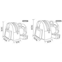 GENERIC Dog Carrier With Built-in Poop Bag Dispenser, Lightweight Pet Backpack With Self-Leash For Small Medium Dogs 4-20 Lbs. -Dog Supply Store 41skpc5kcwL