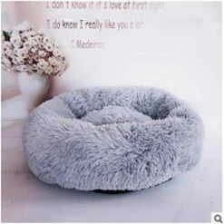 YangYan Dropship Faux Fur Dog Beds Orthopedic Donut Cat Pet Bed For Dropship Cama Perro Dogs - Self Warming Indoor Round Pillow Cuddler (Color : Gloves, Size : 40cm) -Dog Supply Store 41tCwRBlM6L. AC 1